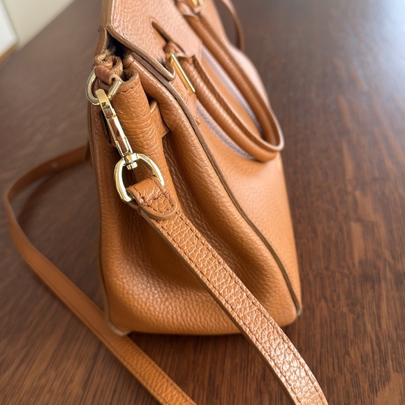 Teddy Blake Gigi Dollarino Bag With Strap in Caramel 11” - Picture 6 of 13
